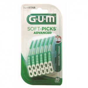 GUM® SOFT-PICKS® ADVANCED TALLA M 30 UDS